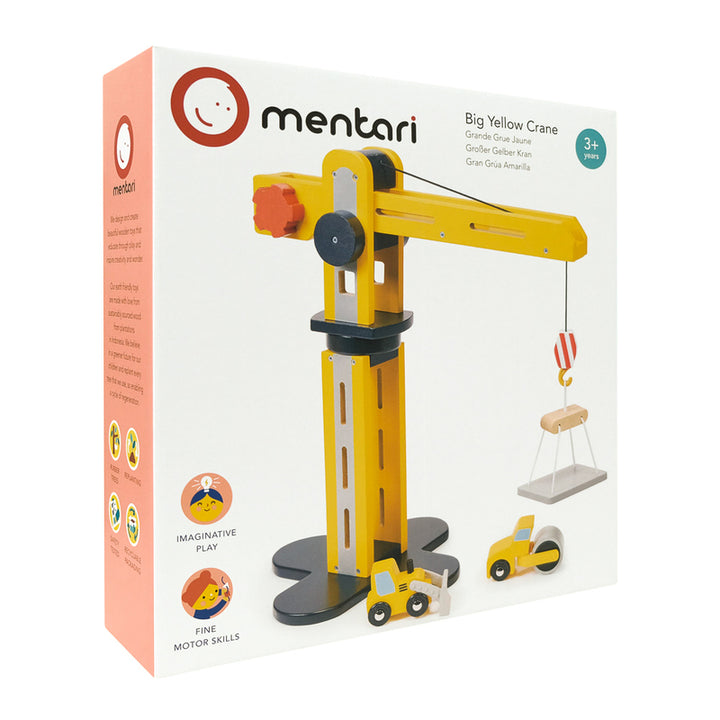 Mentari - Wooden Big Yellow Crane Set