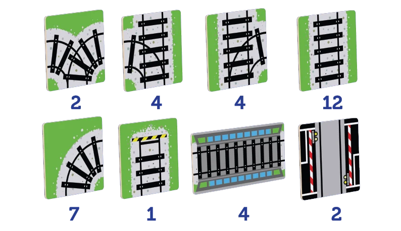 TileTek - Tile Topper - Train Pack (36pc)