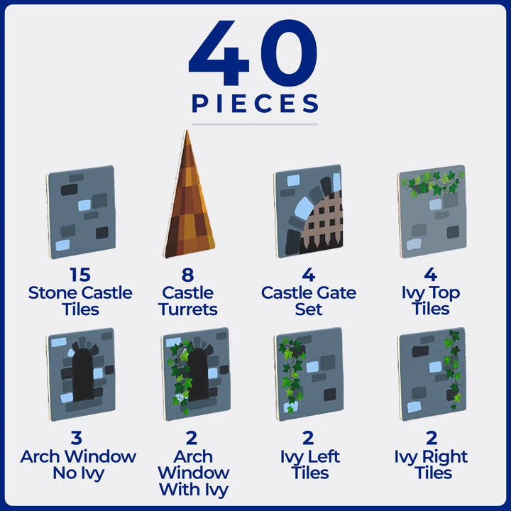 Tile Tek - Tile Topper - Castle Pack (40pc)