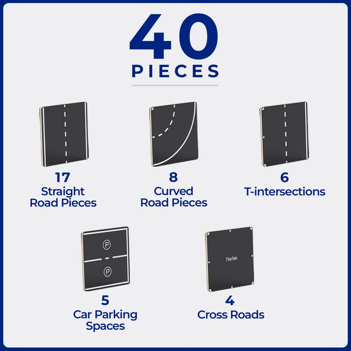 TileTek - Tile Topper - Road Pack (40pc)