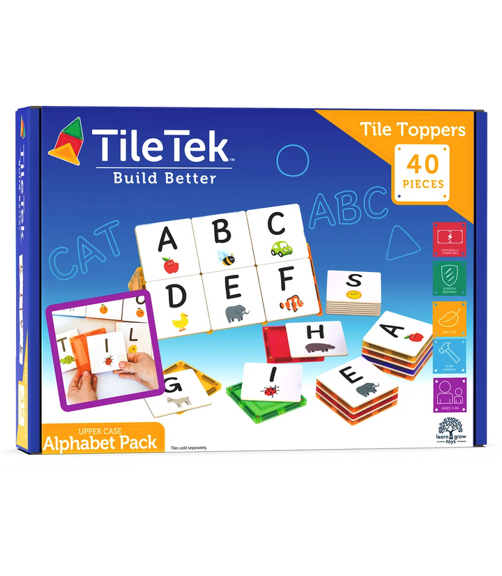 TileTek - Tile Topper - Alphabet Upper Case Pack (40pc)