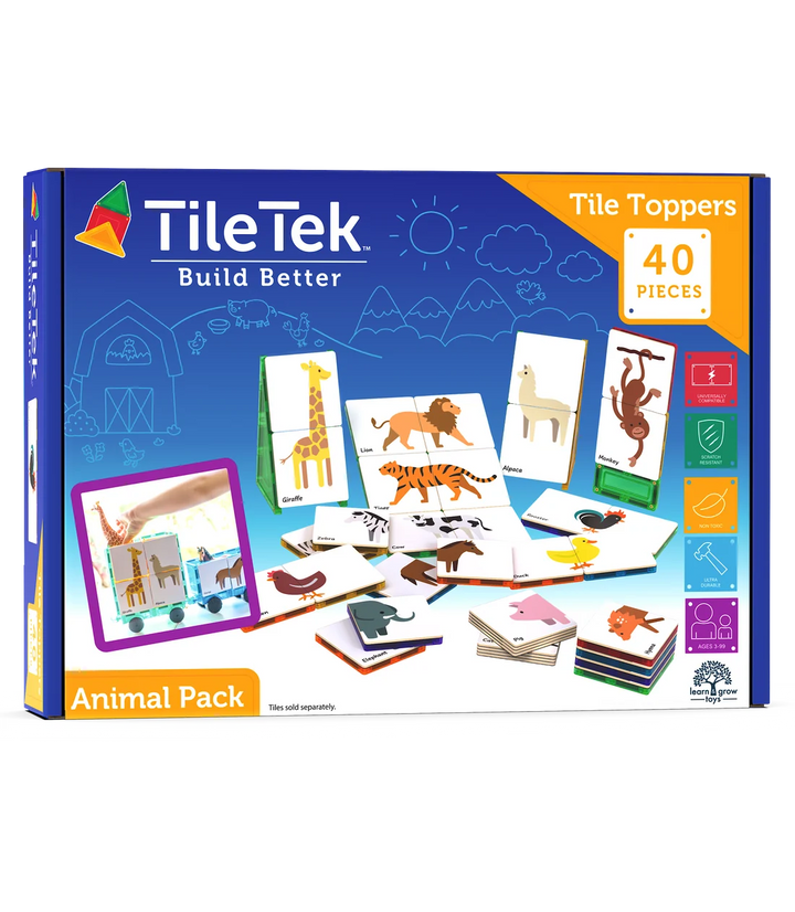 TileTek - Tile Topper - Animal Duo Puzzle Pack (40pc)
