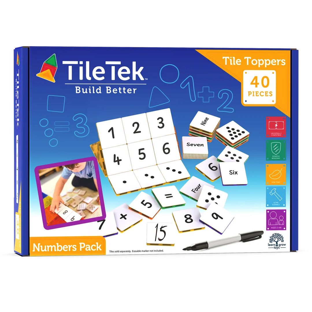 TileTek - Tile Topper - Numeracy Pack (40pc)