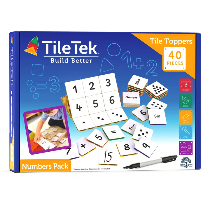 TileTek - Tile Topper - Numeracy Pack (40pc)