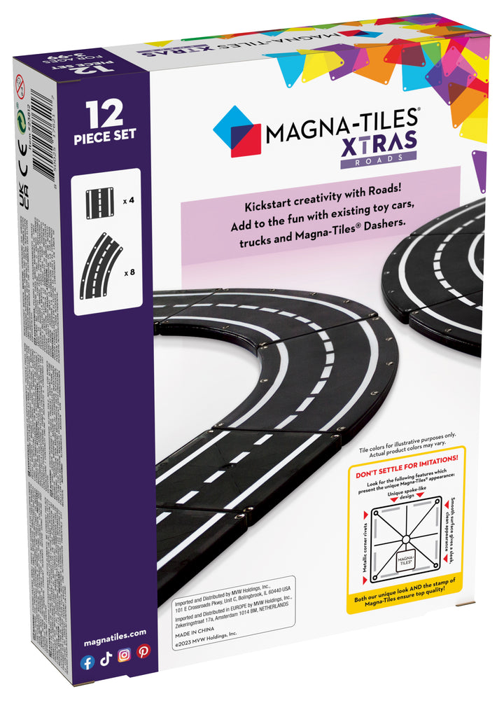 Magna-Tiles - XTRAS Roads (12pc)