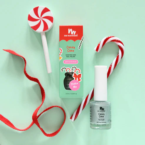 No Nasties - Kids Scented Nail Polish - Candy Cane (Minty Green)