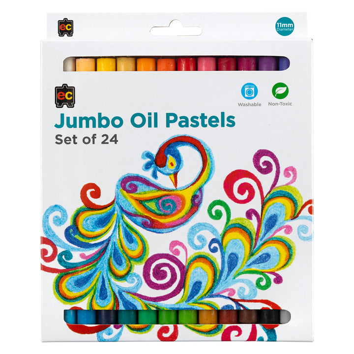 EC - Jumbo Oil Pastels - Assorted (24pk)