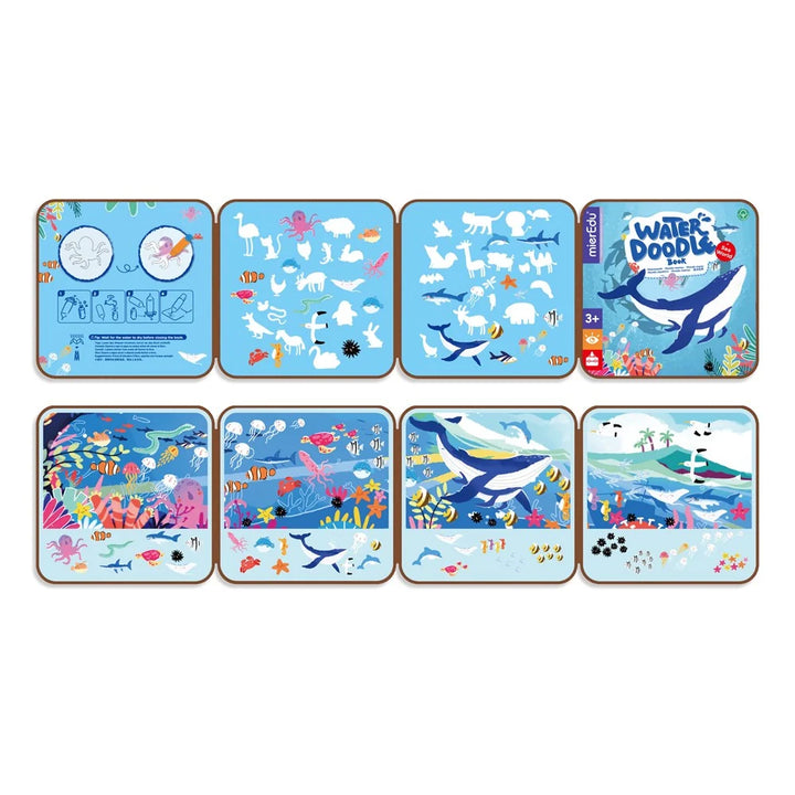 mierEdu - Magic Water Colouring Book Set - Sea World