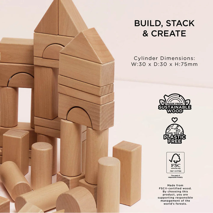 Le Toy Van - Natural Wood Building Blocks