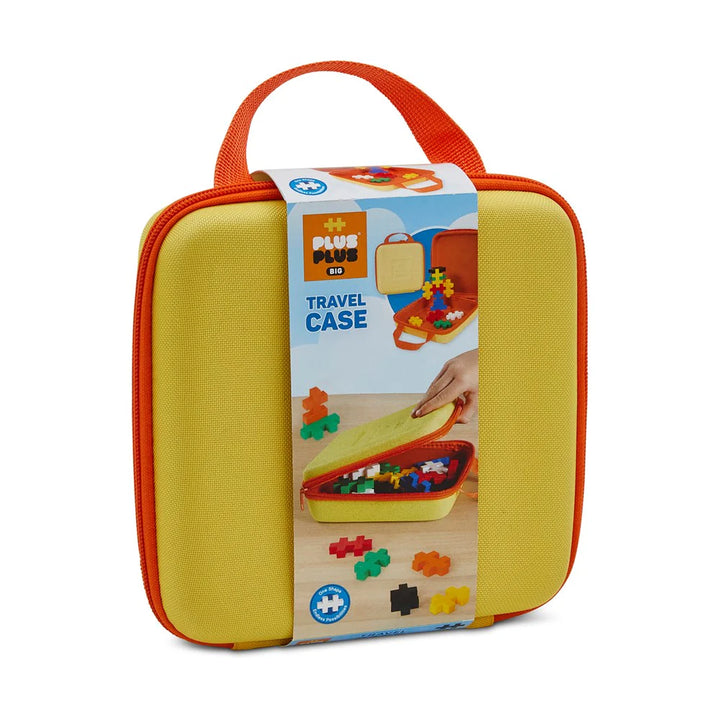 Plus-Plus BIG - Yellow Travel Case 15pc Set