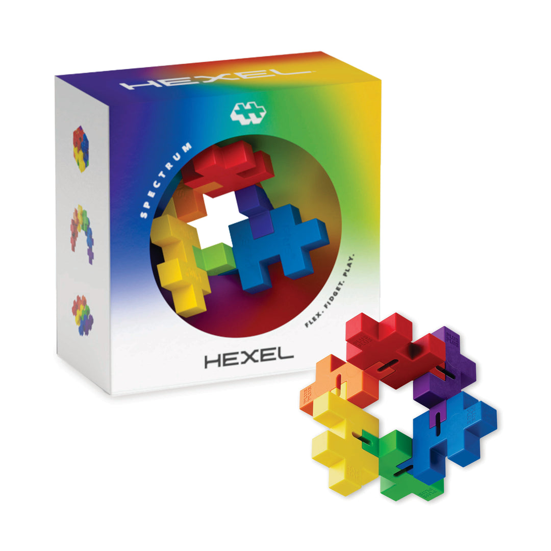 Plus-Plus - Hexel Fidget Toy - Spectrum