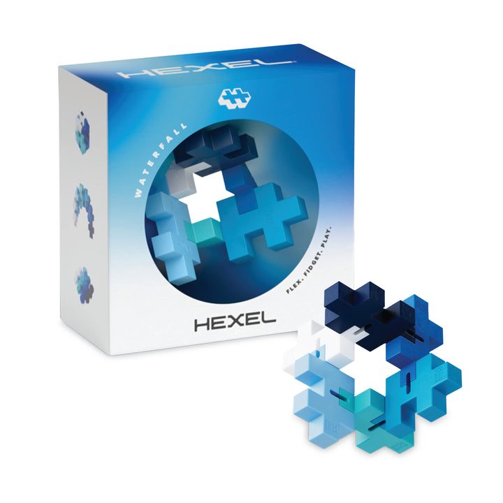 Plus-Plus - Hexel Fidget Toy - Waterfall