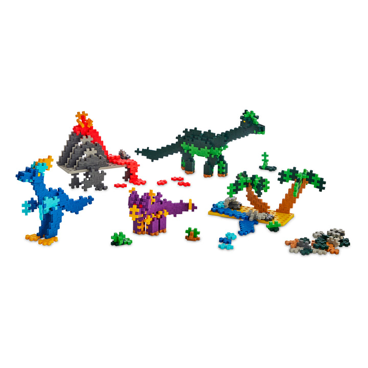 Plus-Plus - Learn to Build Dinosaurs - 600pc Set