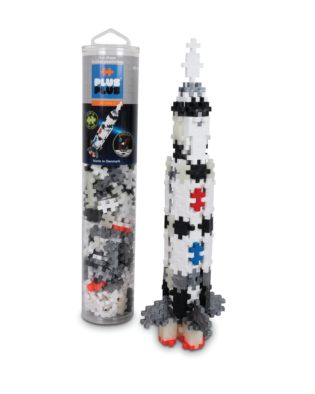 Plus-Plus - Saturn V Rocket 240pc Tube