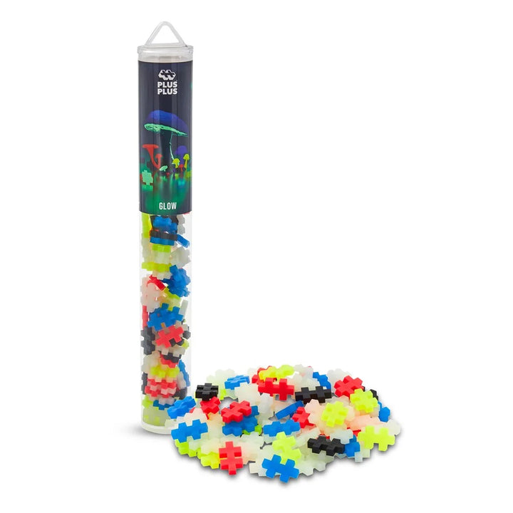 Plus-Plus - Glow in the Dark Mix - 100pc Tube