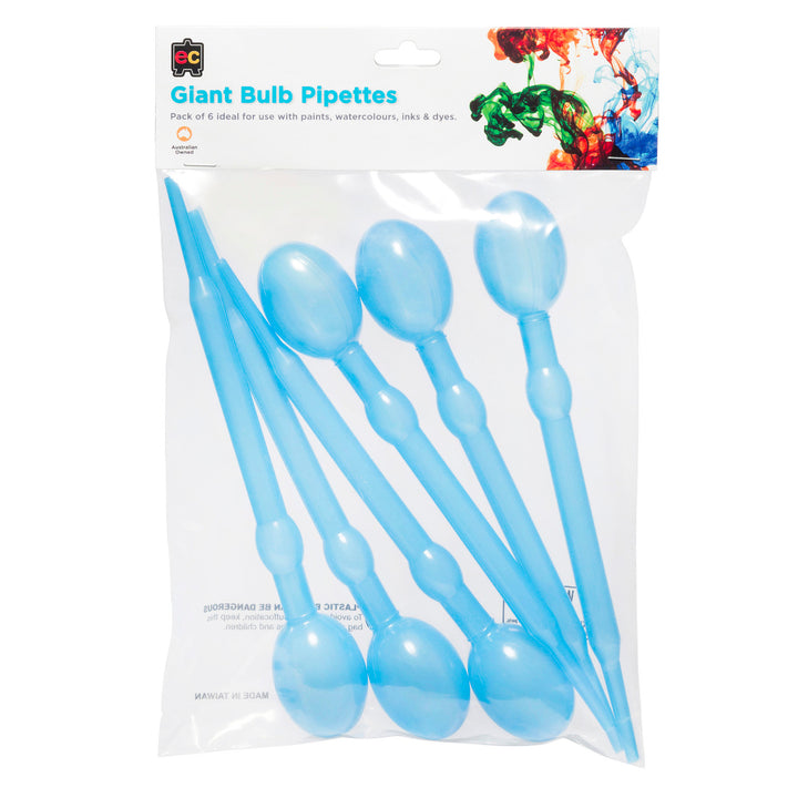 EC - Giant Bulb Pipettes (6pk)