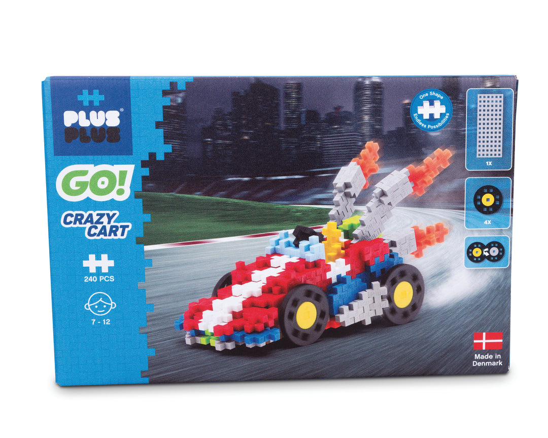 Plus-Plus - Go! Crazy Cart 240pc Set