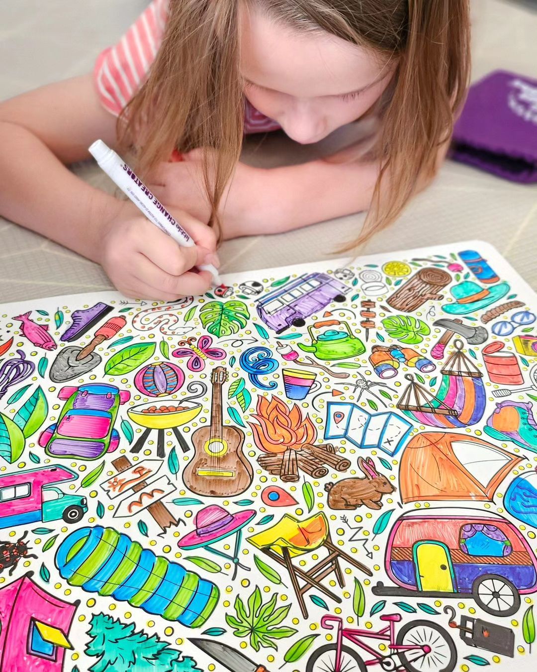 Little Change Creators - Reusable Silicone Colouring Doodle Pack