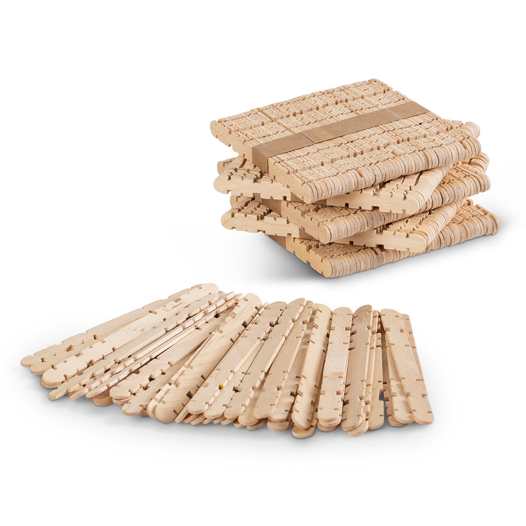 EC - Natural Construction Popsticks (Set of 300)
