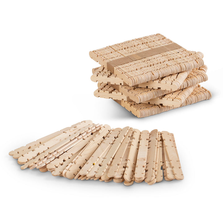 EC - Natural Construction Popsticks (Set of 300)
