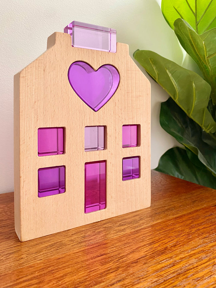Home Sweet Home - Complete Set of 3 - Houses & Lucite Shapes