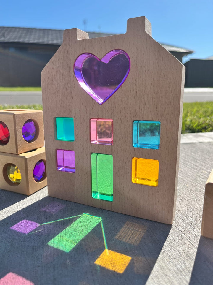 Home Sweet Home - Complete Set of 3 - Houses & Lucite Shapes