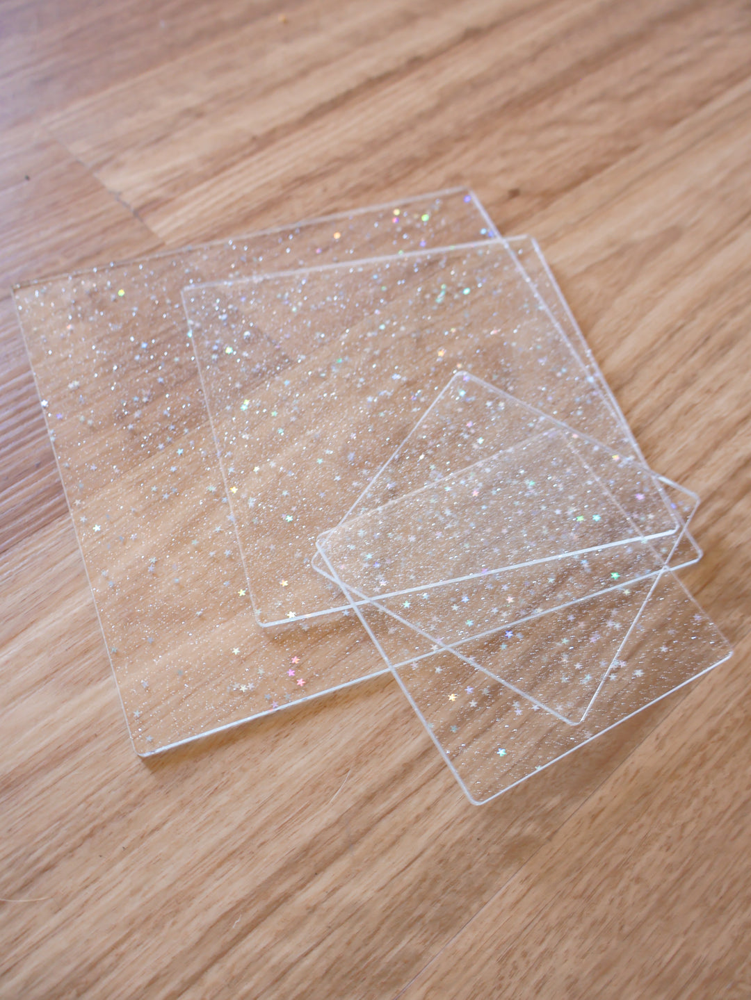 Glitter Square Building Platform Set (8pc)