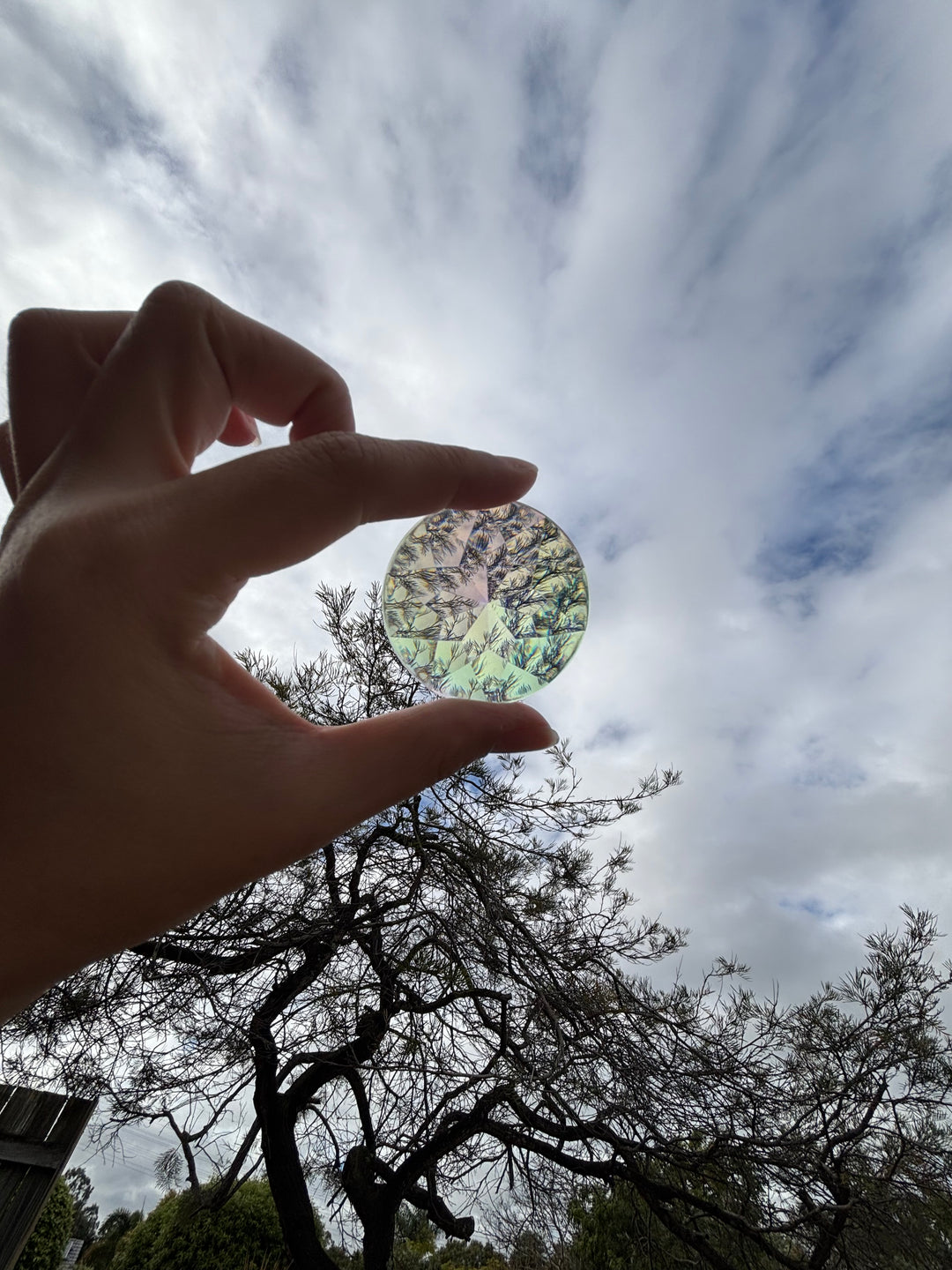 Jumbo Aurora Borealis Gems - Clear Window (6pk)