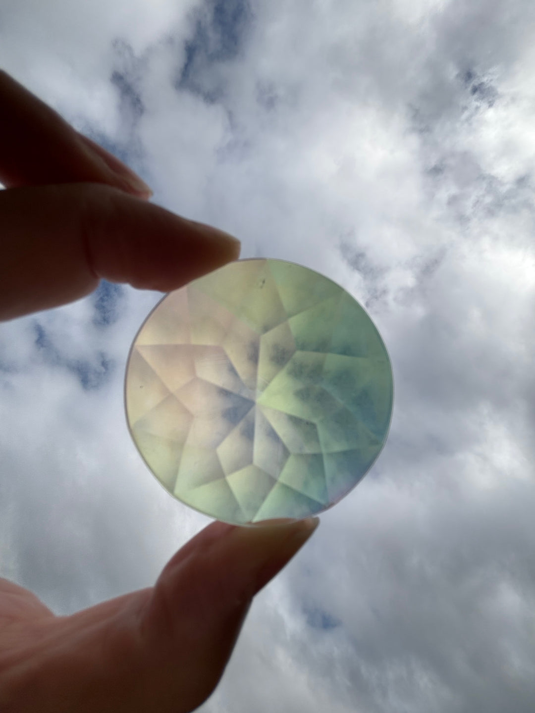 Jumbo Aurora Borealis Gems - Clear Window (6pk)
