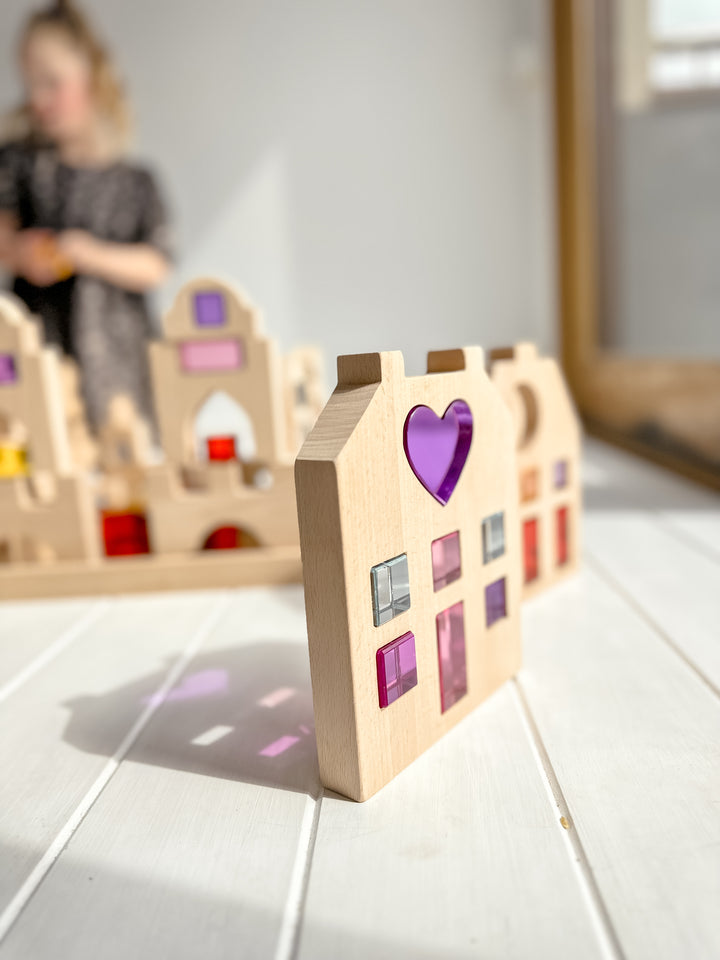 Home Sweet Home - Heart Lucite House (9pc Set)