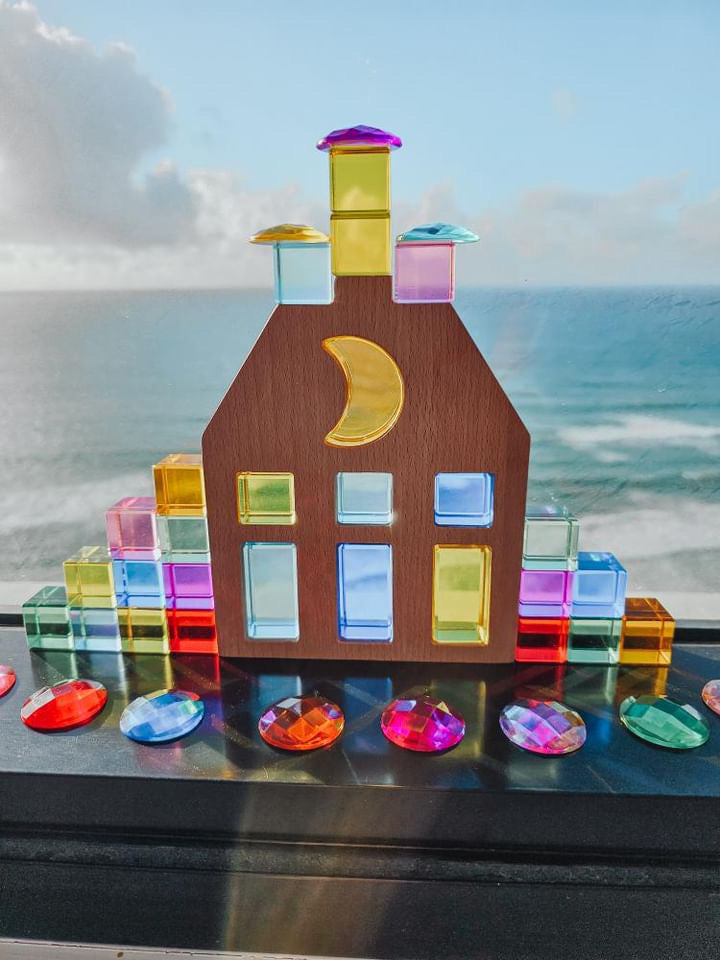 Home Sweet Home - Complete Set of 3 - Houses & Lucite Shapes