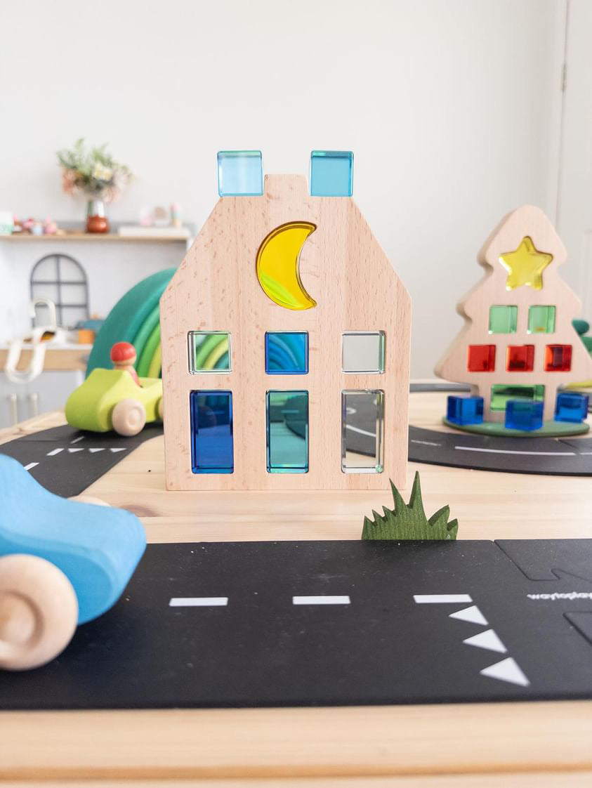Home Sweet Home - Complete Set of 3 - Houses & Lucite Shapes