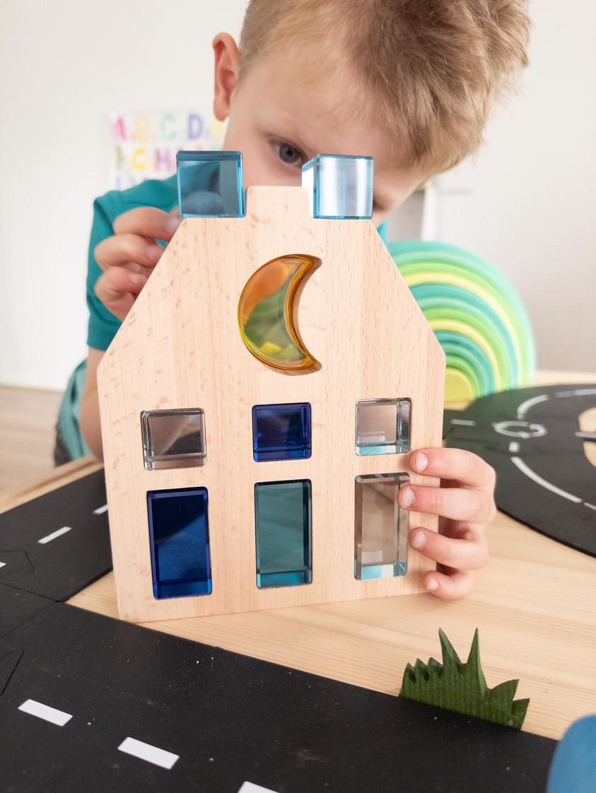Home Sweet Home - Complete Set of 3 - Houses & Lucite Shapes