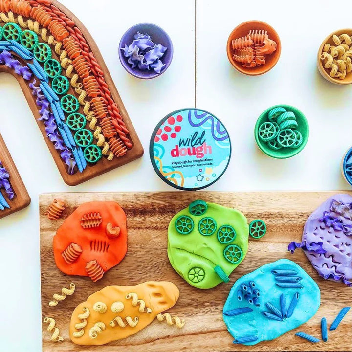 Rainbow Brights Scented Playdough - Sunset Orange (280g Jar)