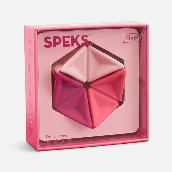 Speks - Pivot - Silicone Flexagon Fidget (Individual)