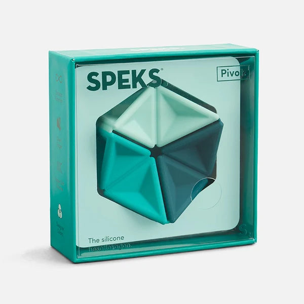 Speks - Pivot - Silicone Flexagon Fidget (Individual)