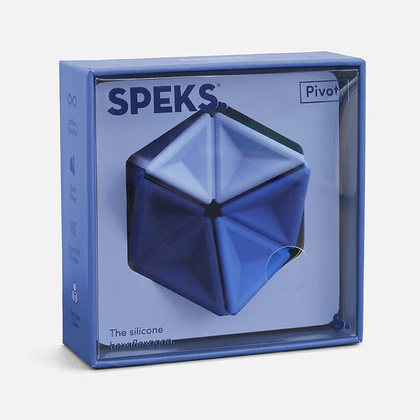 Speks - Pivot - Silicone Flexagon Fidget (Individual)