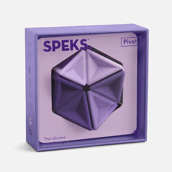 Speks - Pivot - Silicone Flexagon Fidget (Individual)