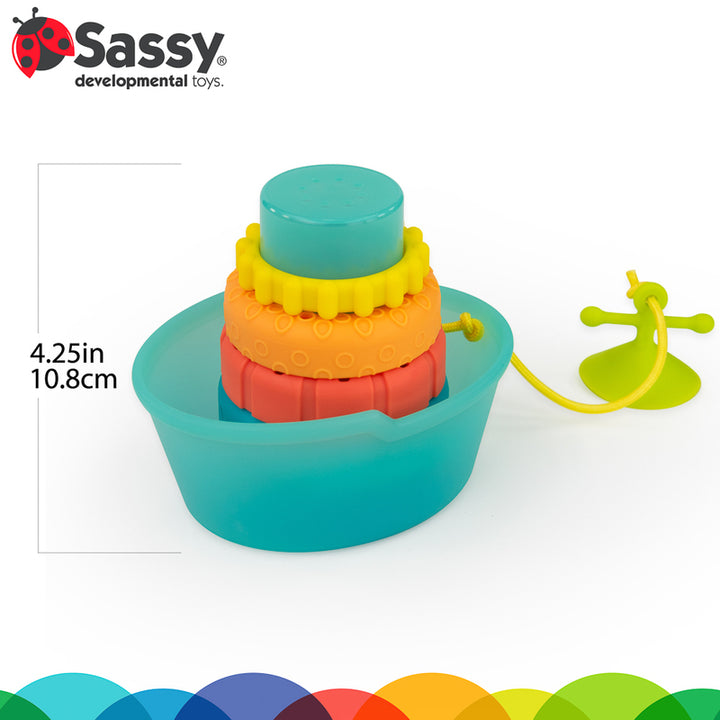 Sassy Baby - Stackin' Ship Tub Toy