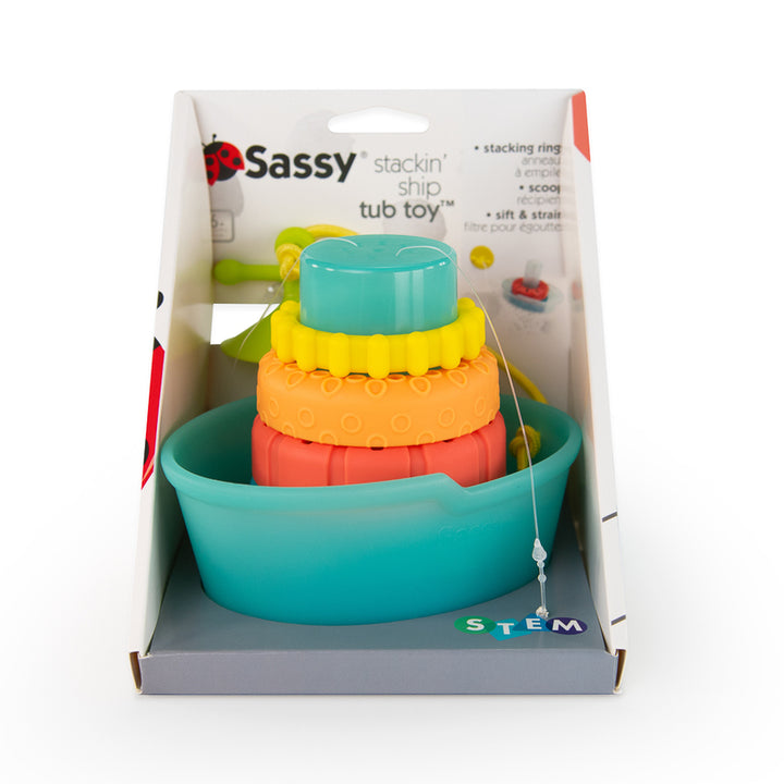 Sassy Baby - Stackin' Ship Tub Toy