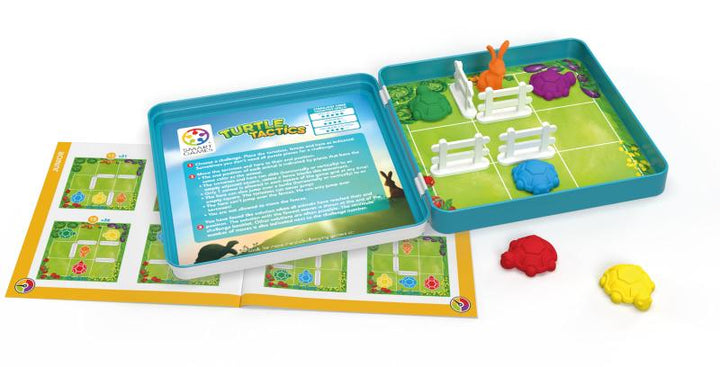 Smart Games - Magnetic Travel Game - Turtle Tactics (Tin Case)