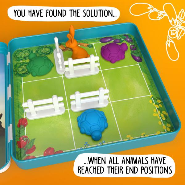 Smart Games - Magnetic Travel Game - Turtle Tactics (Tin Case)