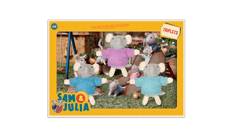 Sam & Julia - Miniature Plush - The Triplets