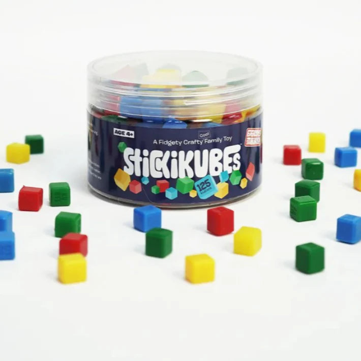 Sticky Ricky Cube StickiKubes Australia | Original Tub 125pc | Kids Sensory Fidget Toys ...