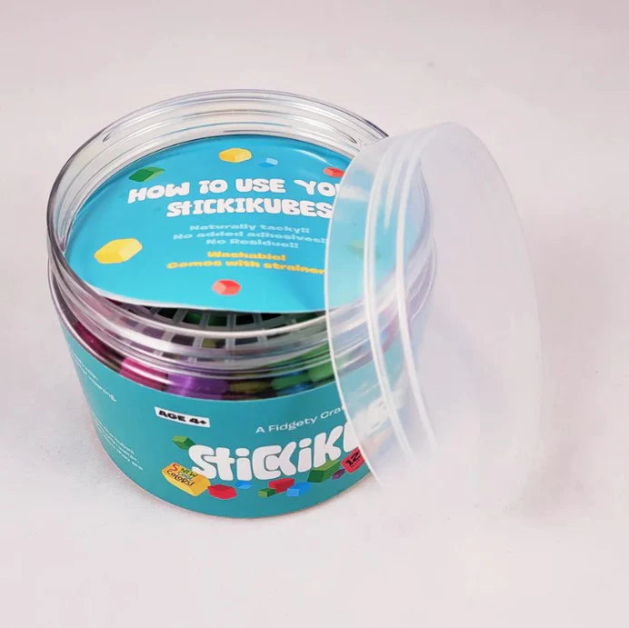 StickiKubes - Neon Brights Tub (125pc)
