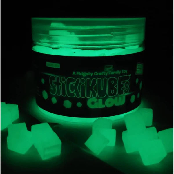 StickiKubes - Glow In The Dark Tub (125pc)