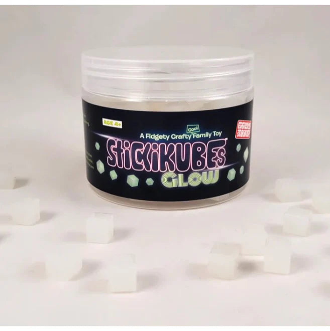 StickiKubes - Glow In The Dark Tub (125pc)