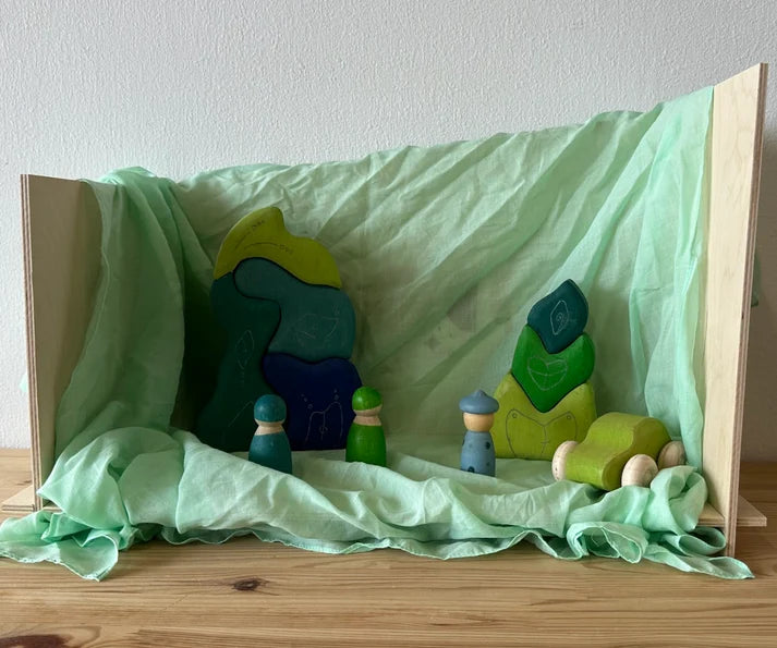 Laura's Play Cotton - Play Cloth - Pastel Tones (50 x 50cm)