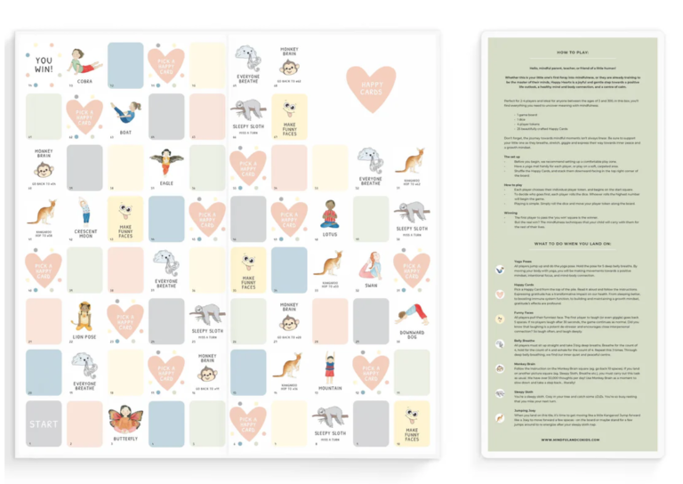 Mindful & Co Kids - Happy Hearts Board Game