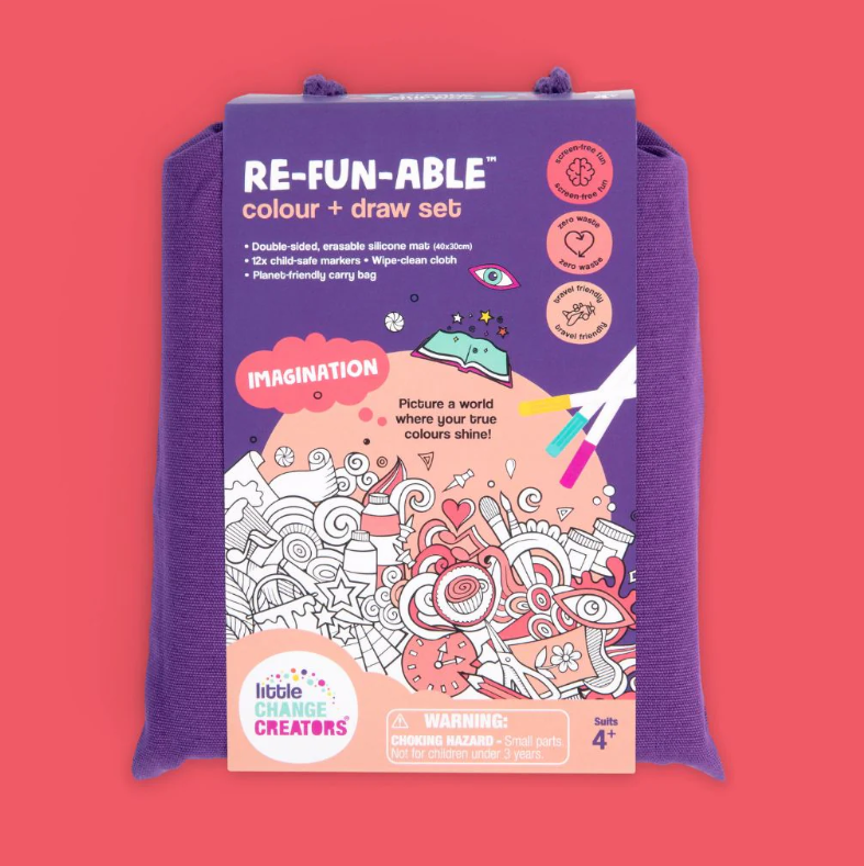 Little Change Creators - Reusable Silicone Colouring Doodle Pack